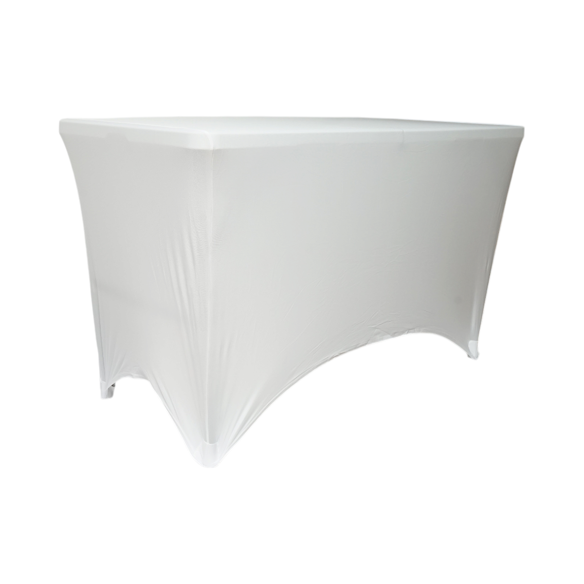 Husa masa elastica alba dreptunghiulara 180x70x74cm - imagine 4
