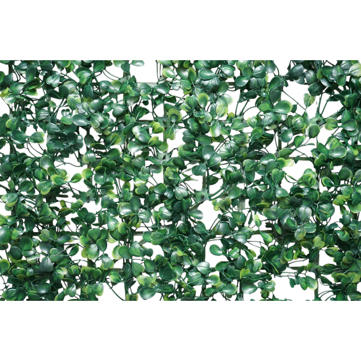 Panou gard viu artificial verde decorativ cu frunze mici 40x60x3cm - imagine 5