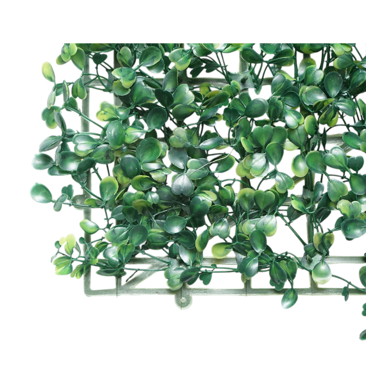 Panou gard viu artificial verde decorativ cu frunze mici 40x60x3cm - imagine 6