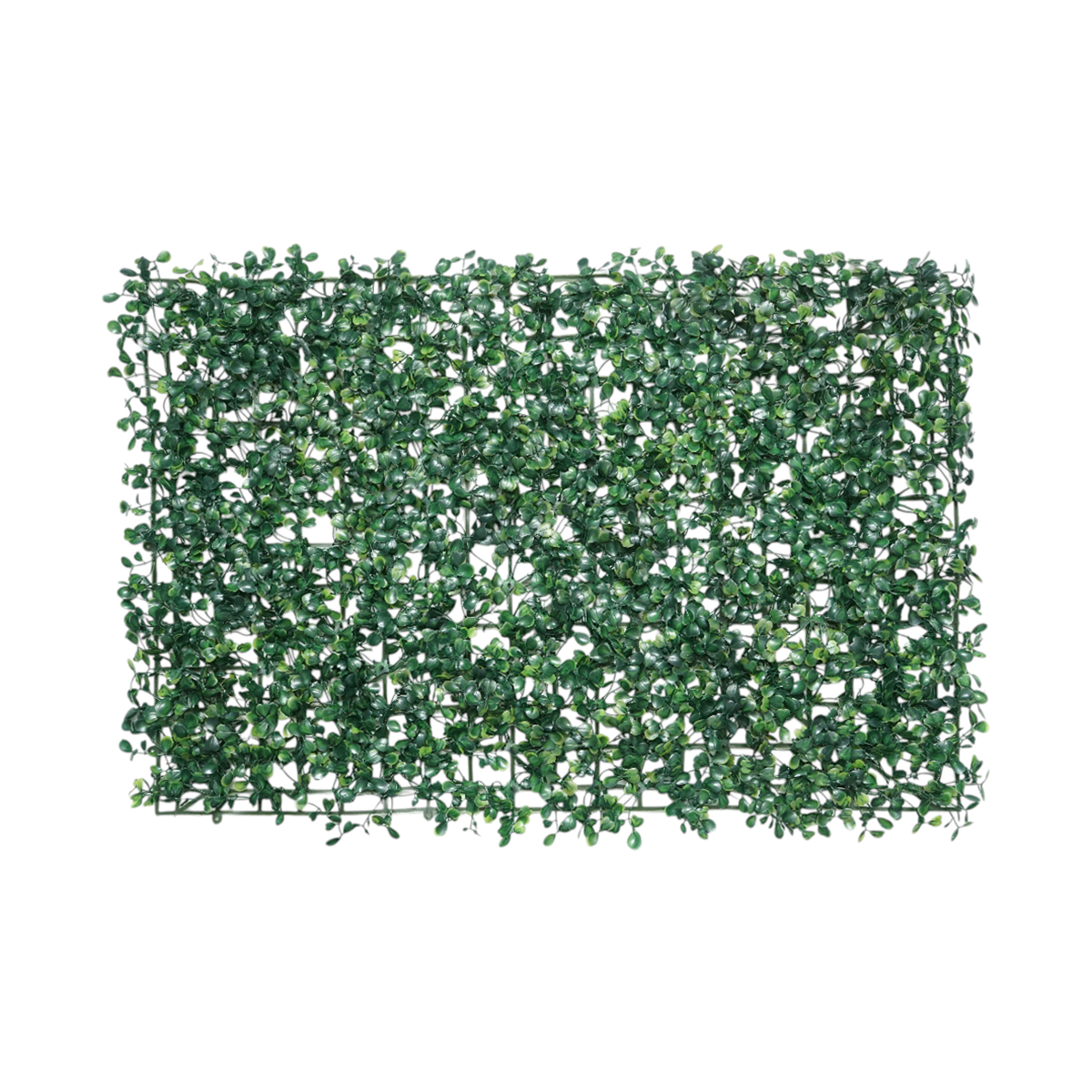 Panou gard viu artificial verde decorativ cu frunze mici 40x60x3cm - imagine 2