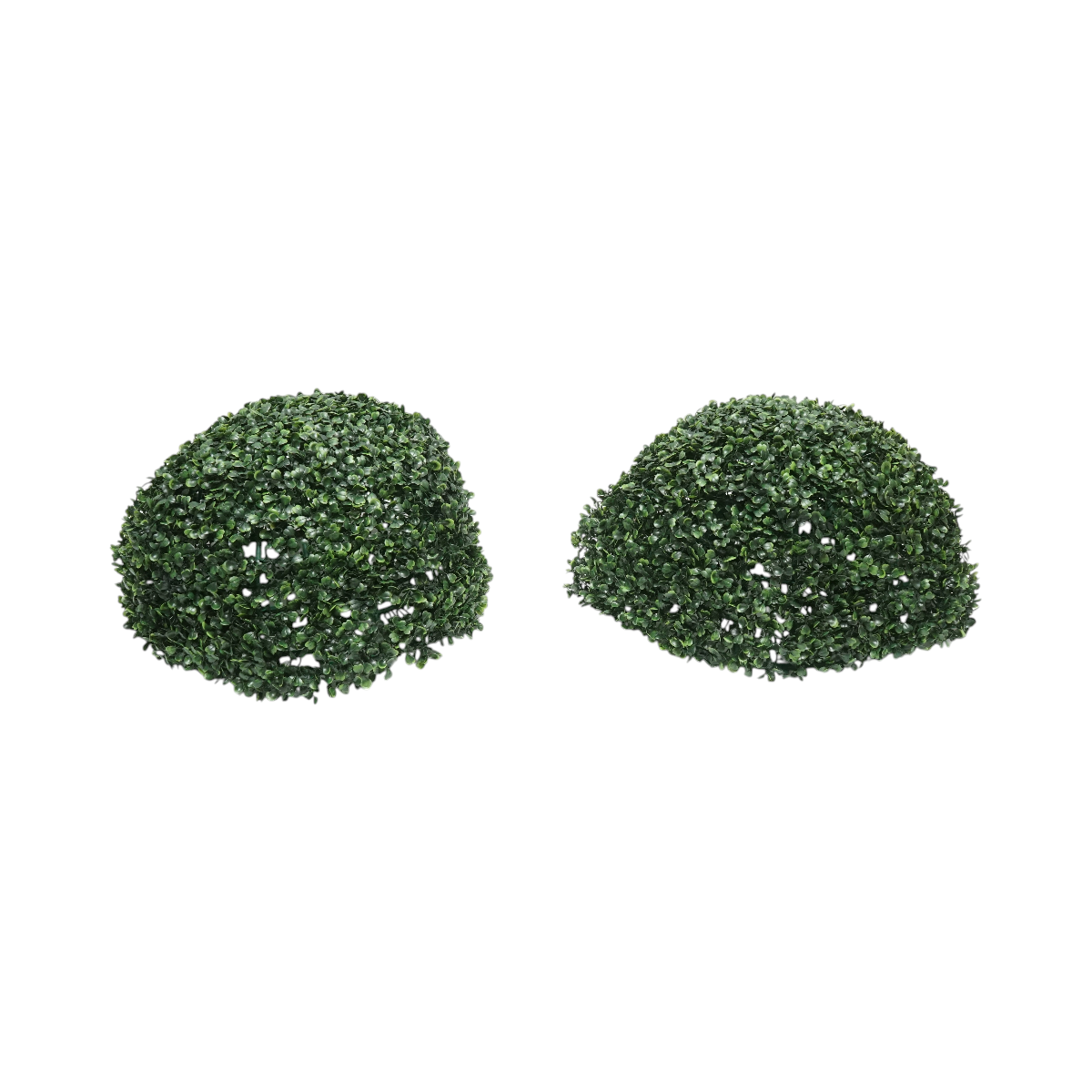 Minge decorativa artificiala verde cu frunze tip buxus 40cm - imagine 2