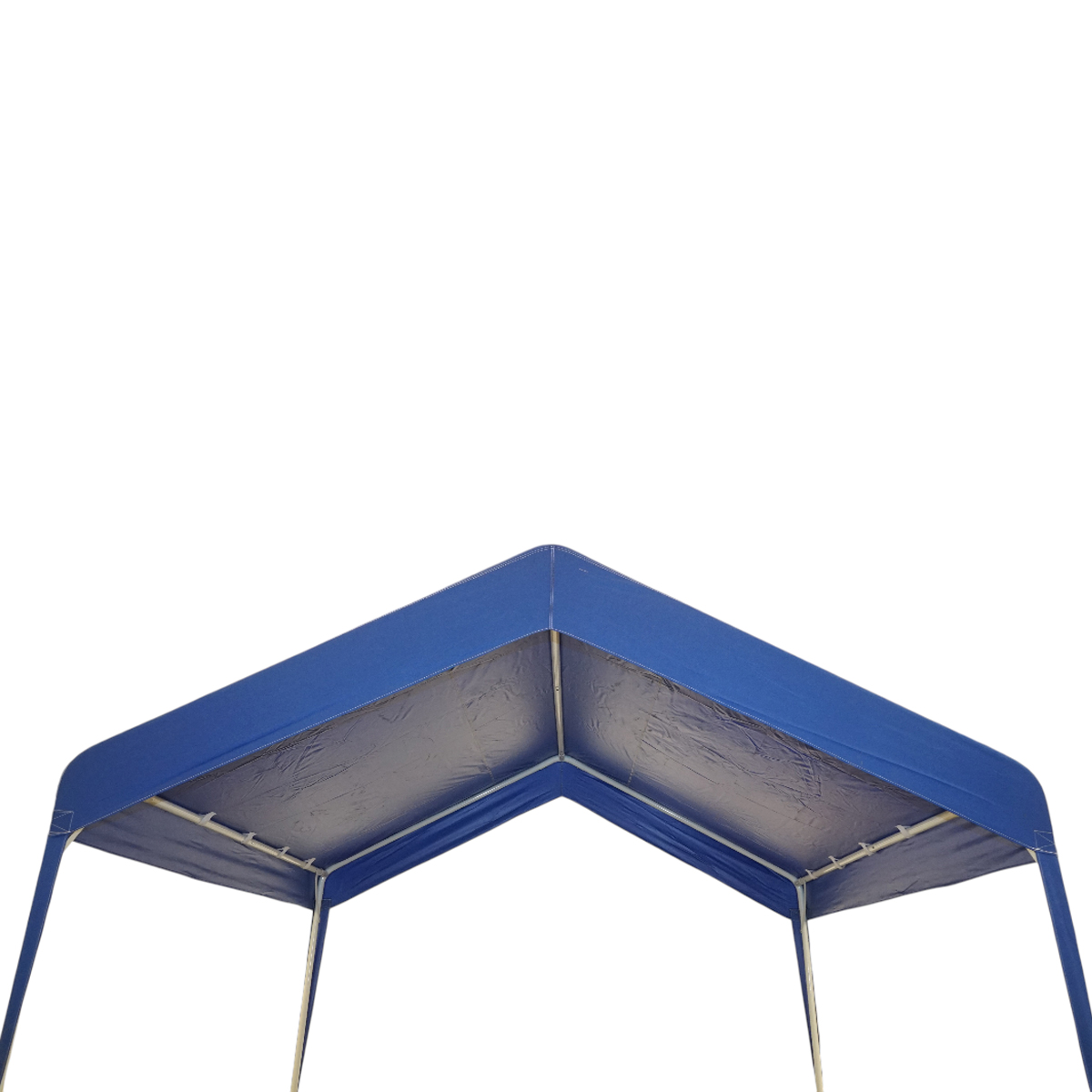 Cort evenimente pavilion gradina 3x3m albastru, acoperis impermeabil in 2 ape, structura otel galvanizat Breckner Germany - imagine 5