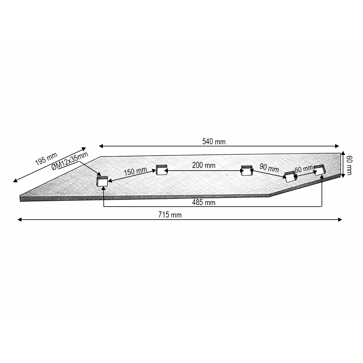 Plaz lung plug Rabewerk stanga/dreapta cod OEM 27011400 - imagine 3