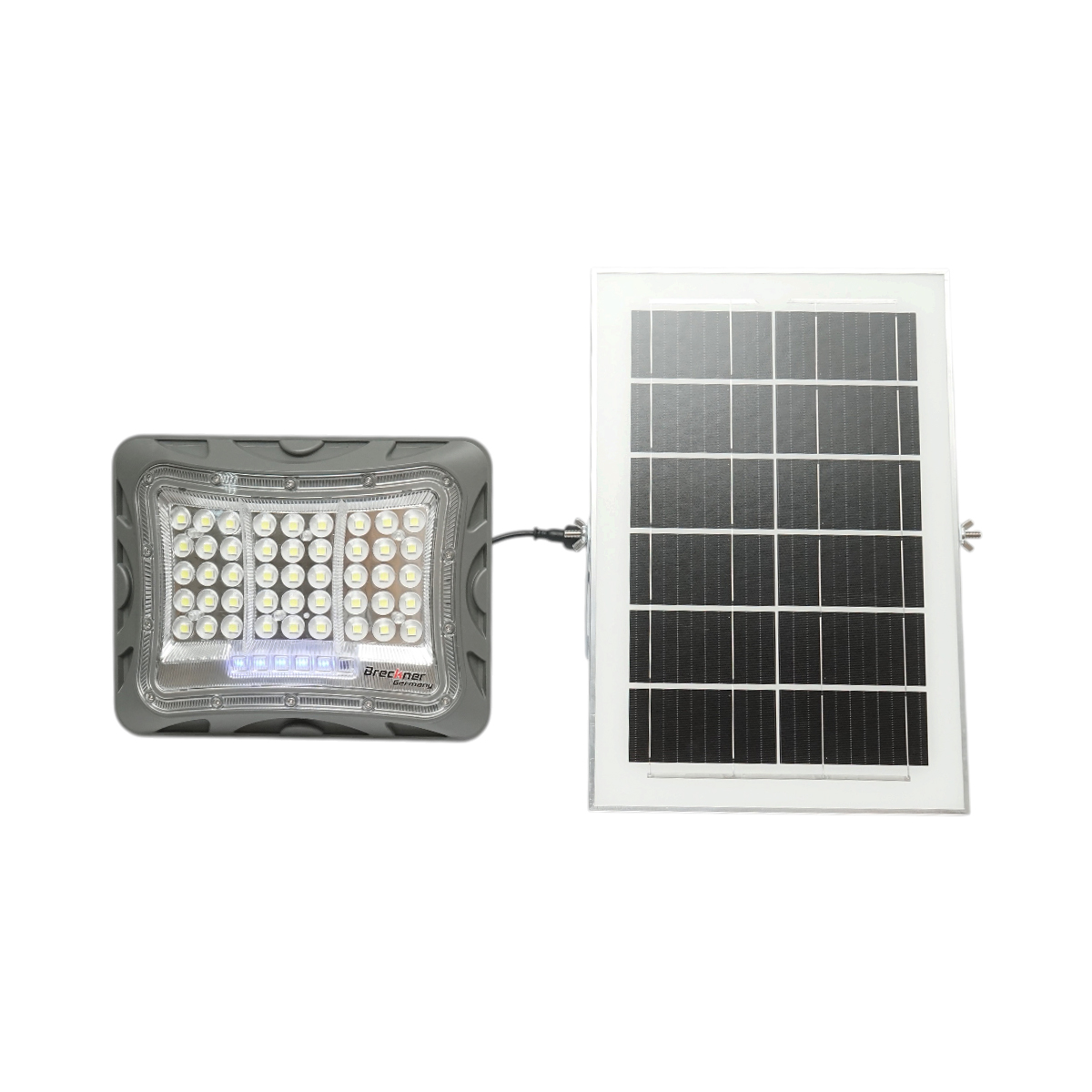 Lampa LED 6500K cu panou solar 10W, baterie LifePO4 3.2V/5000mAh si telecomanda IP65 Breckner Germany - imagine 2