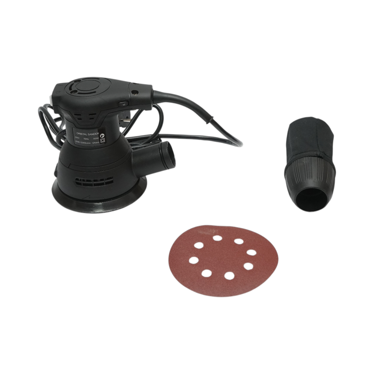 Slefuitor orbital excentric profesional 125mm, 350W, 220V, sac colectare praf, 6 trepte viteza 8000-12000rpm - imagine 2