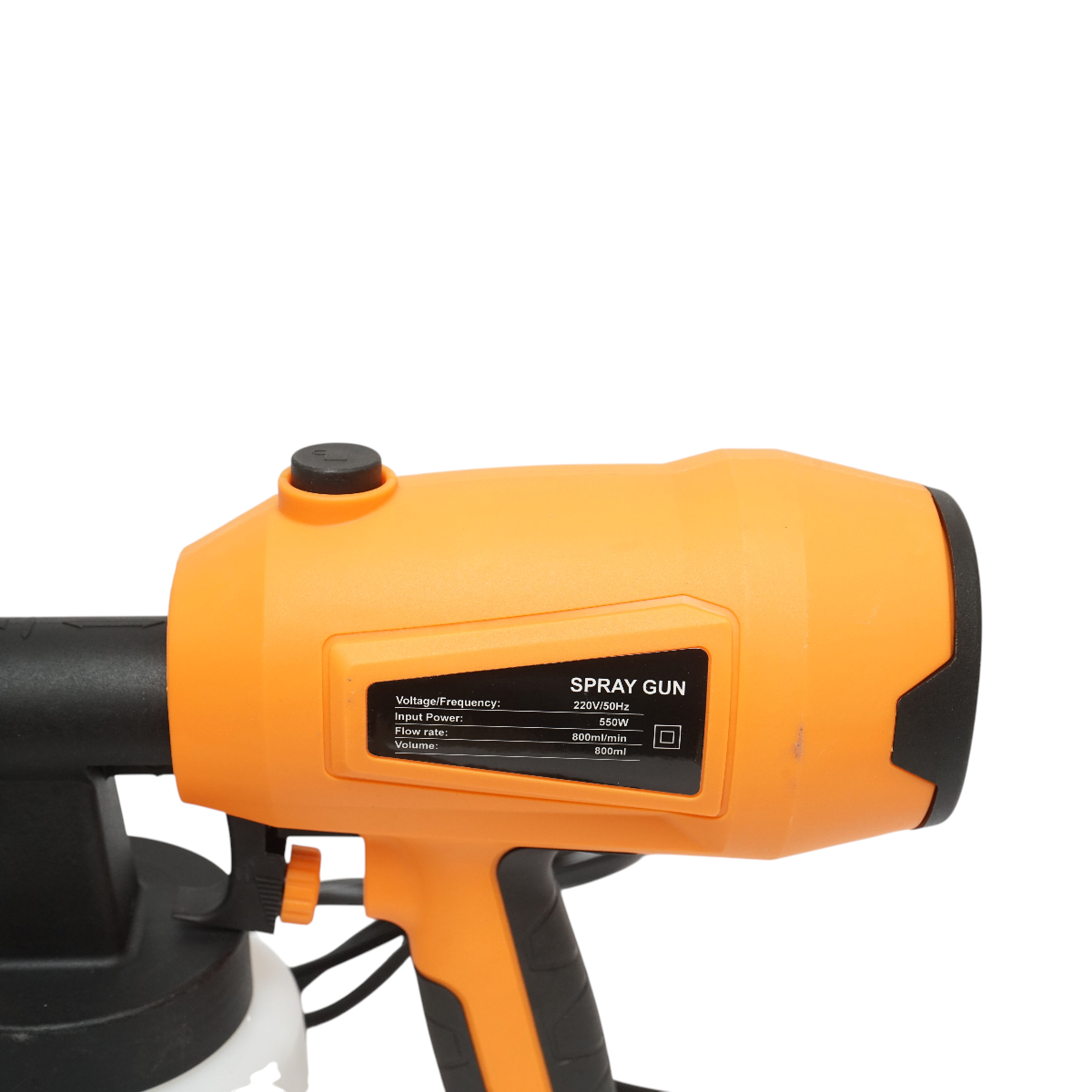 Pistol vopsit electric 550W, 220V, debit 800 ml/min, rezervor inferior 800ml, 3 duze incluse - imagine 9