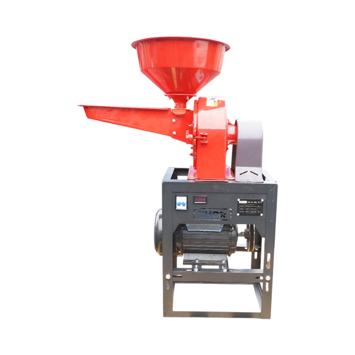 Moara cereale electrica 3kW, 220V, capacitate 300 kg/h, turatie ax 5900 r/min, 4 site incluse THOR - imagine 2