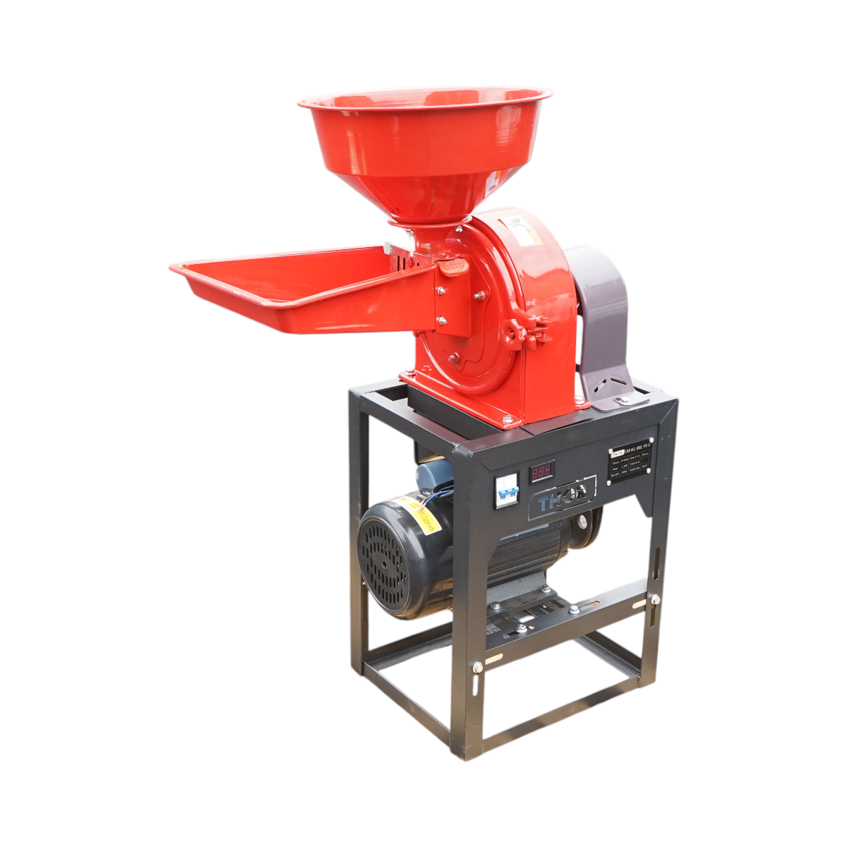 Moara cereale electrica 3kW, 220V, capacitate 300 kg/h, turatie ax 5900 r/min, 4 site incluse THOR - imagine 3