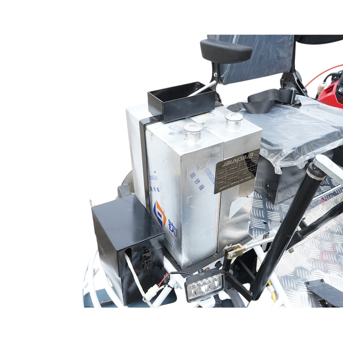 Masina de finisat beton cu dublu rotor, motor Honda GX690 22.4CP, diametru lucru 1920mm, 8 palete, discuri flotor 800mm incluse Breckner Germany - imagine 8