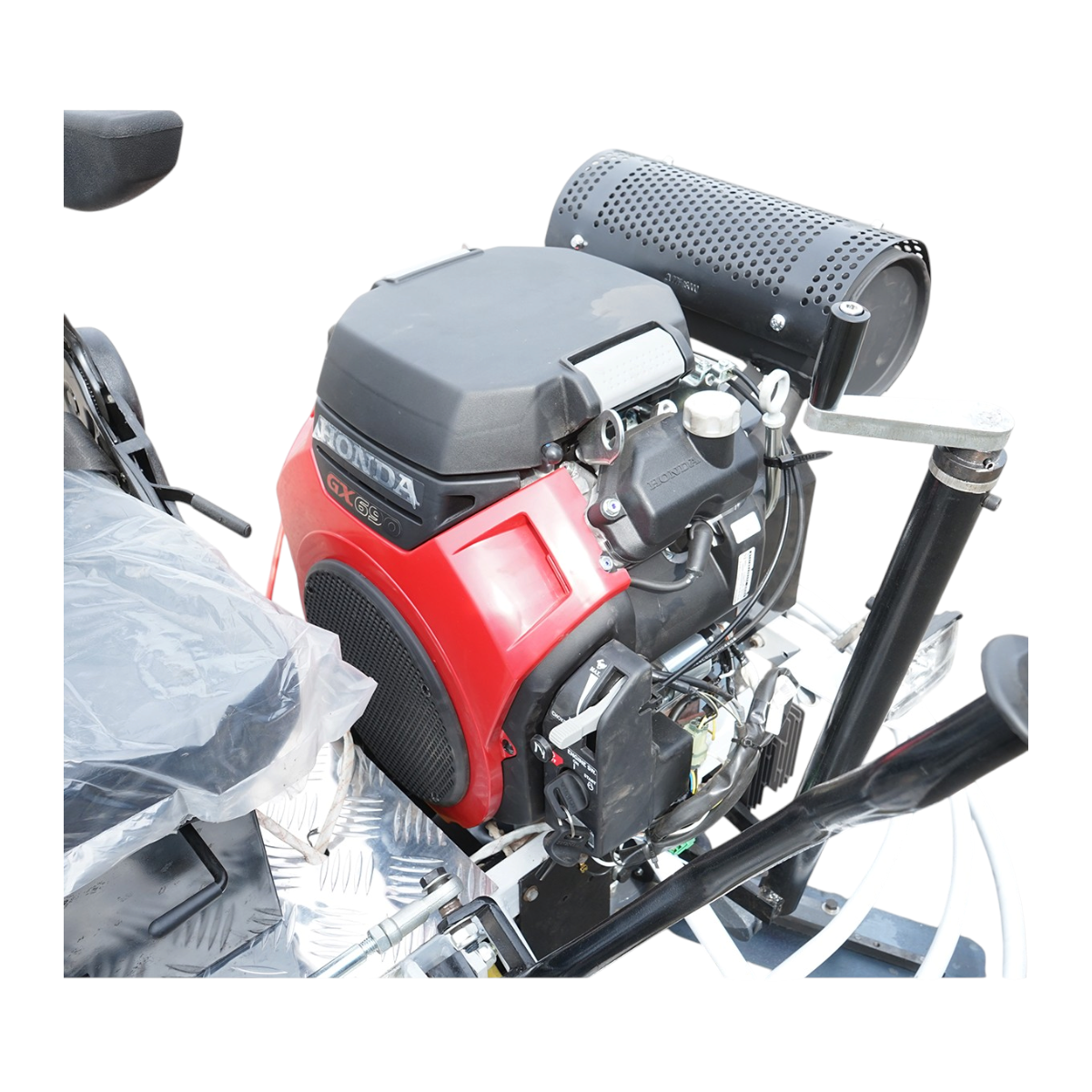 Masina de finisat beton cu dublu rotor, motor Honda GX690 22.4CP, diametru lucru 1920mm, 8 palete, discuri flotor 800mm incluse Breckner Germany - imagine 6