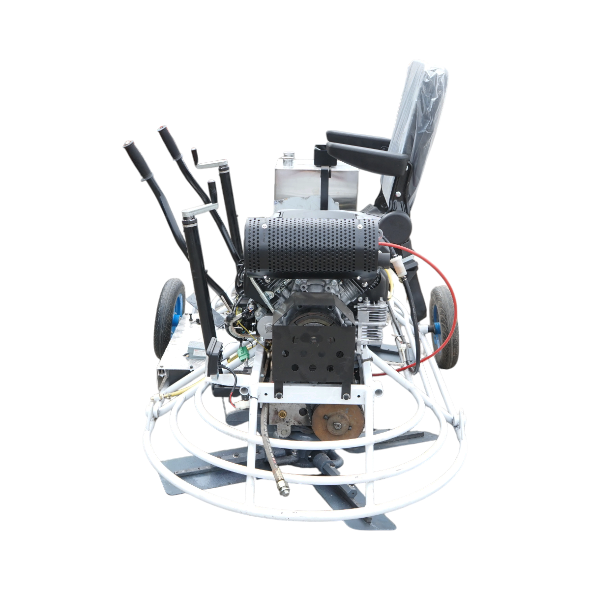 Masina de finisat beton cu dublu rotor, motor Honda GX690 22.4CP, diametru lucru 1920mm, 8 palete, discuri flotor 800mm incluse Breckner Germany - imagine 4