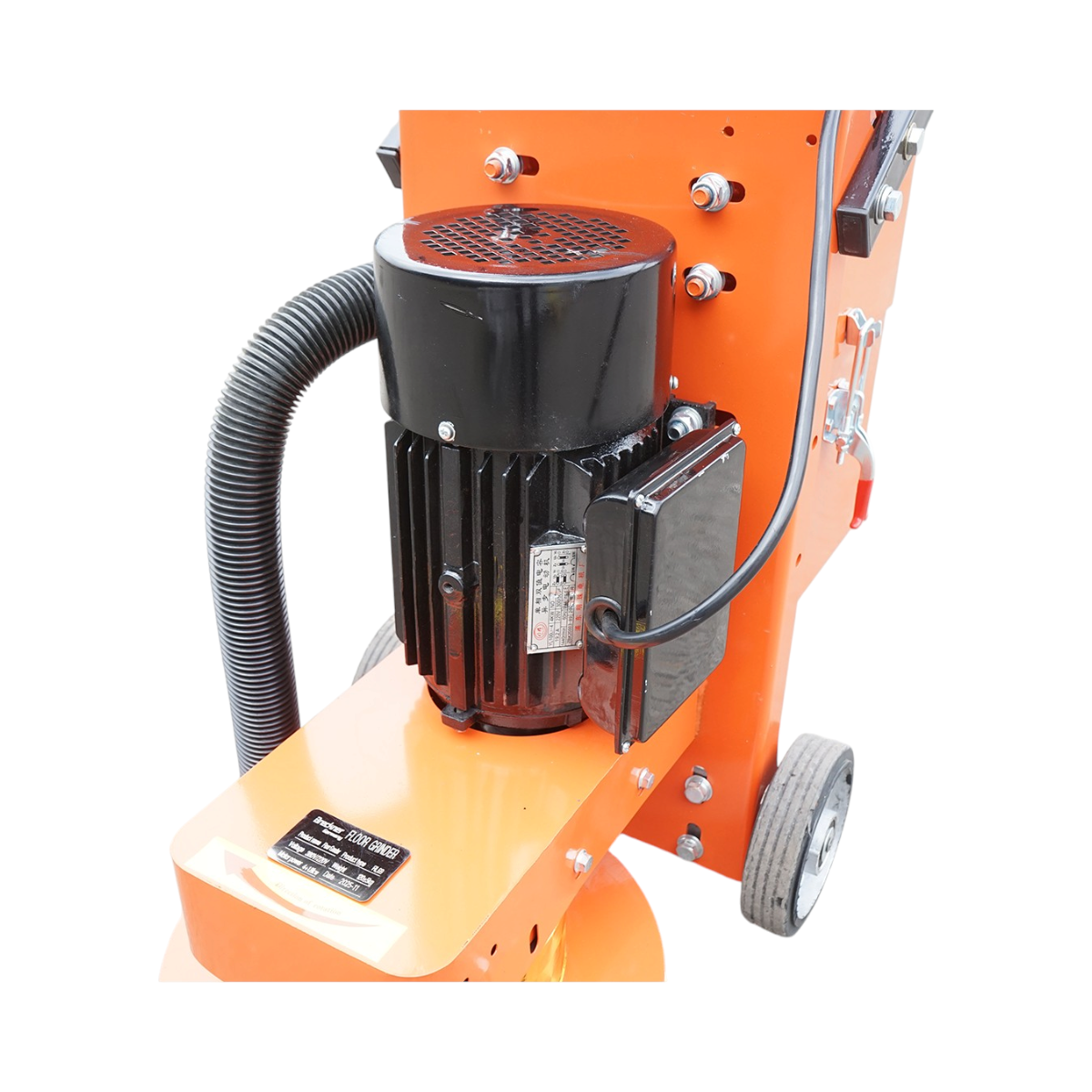 Masina de slefuit si lustruit pardoseli beton 350mm, 4kW, 220V, aspirare 0.75kW, viteza rotatie 720 r/min, 3 capete diamantate Breckner Germany - imagine 8