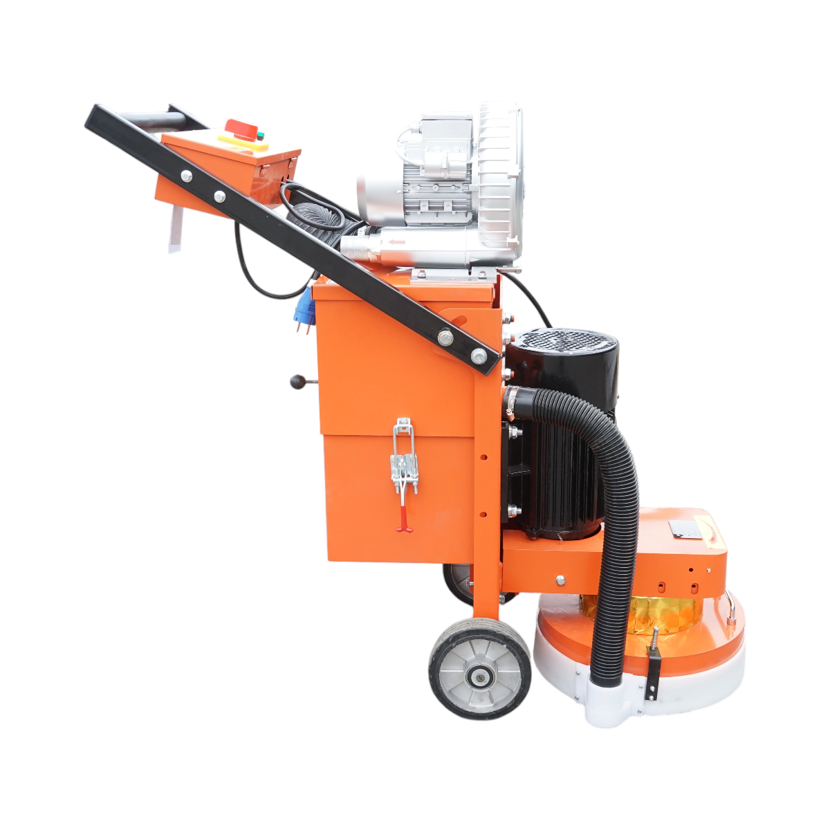 Masina de slefuit si lustruit pardoseli beton 350mm, 4kW, 220V, aspirare 0.75kW, viteza rotatie 720 r/min, 3 capete diamantate Breckner Germany - imagine 4