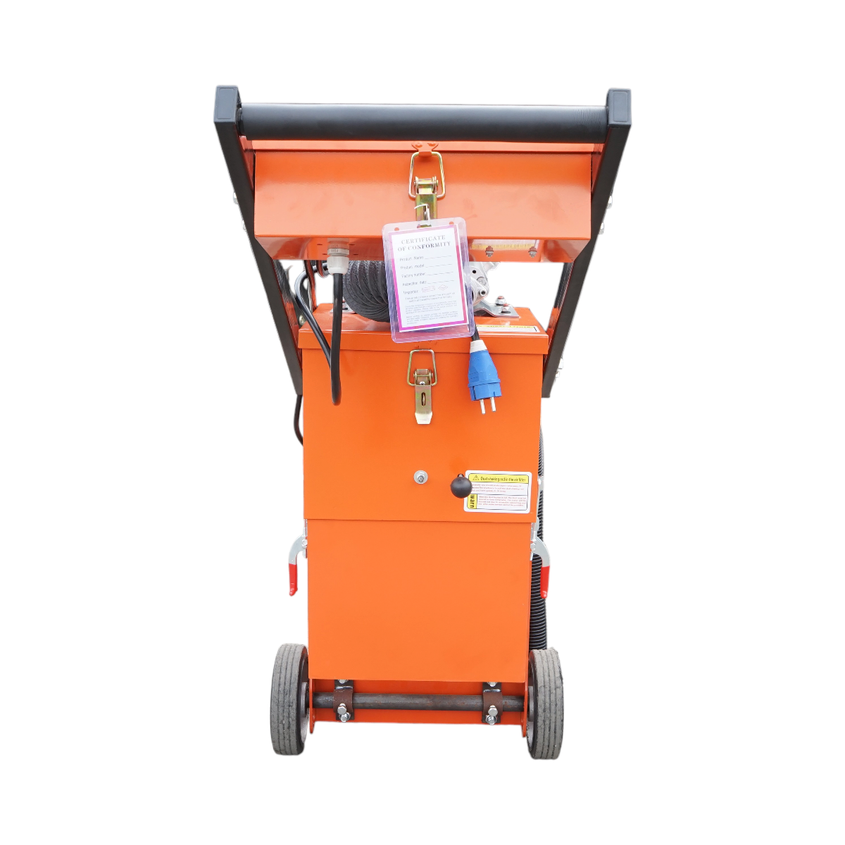 Masina de slefuit si lustruit pardoseli beton 350mm, 4kW, 220V, aspirare 0.75kW, viteza rotatie 720 r/min, 3 capete diamantate Breckner Germany - imagine 5