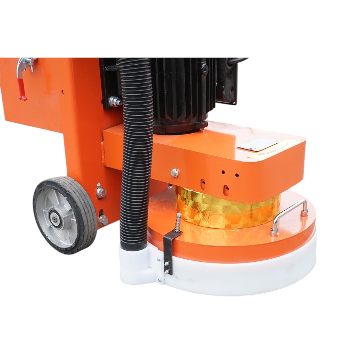 Masina de slefuit si lustruit pardoseli beton 350mm, 4kW, 220V, aspirare 0.75kW, viteza rotatie 720 r/min, 3 capete diamantate Breckner Germany - imagine 6