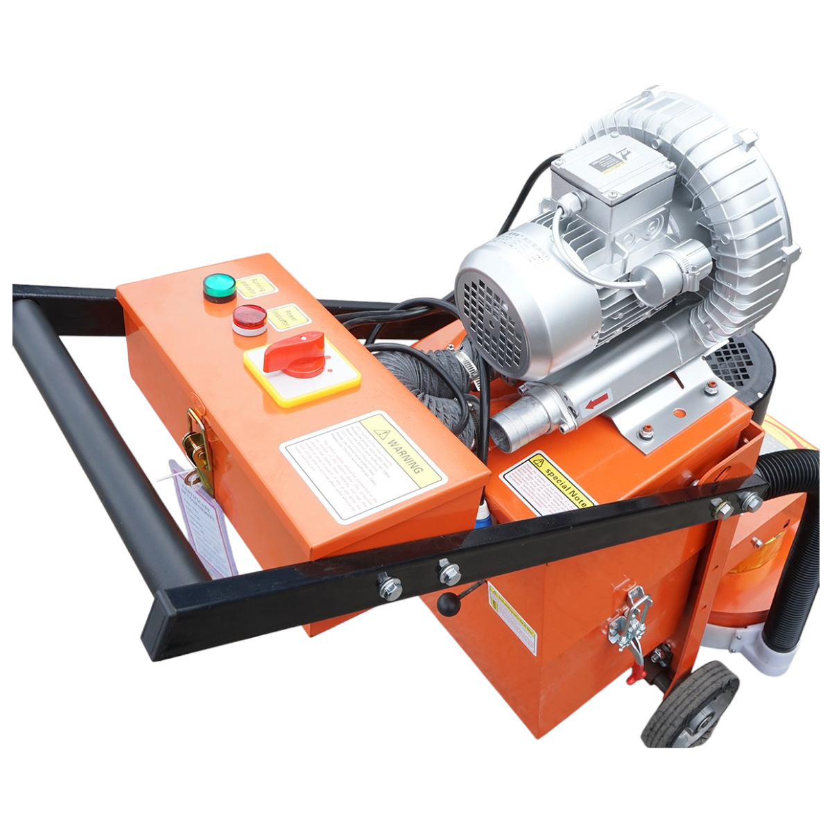 Masina de slefuit si lustruit pardoseli beton 350mm, 4kW, 220V, aspirare 0.75kW, viteza rotatie 720 r/min, 3 capete diamantate Breckner Germany - imagine 9