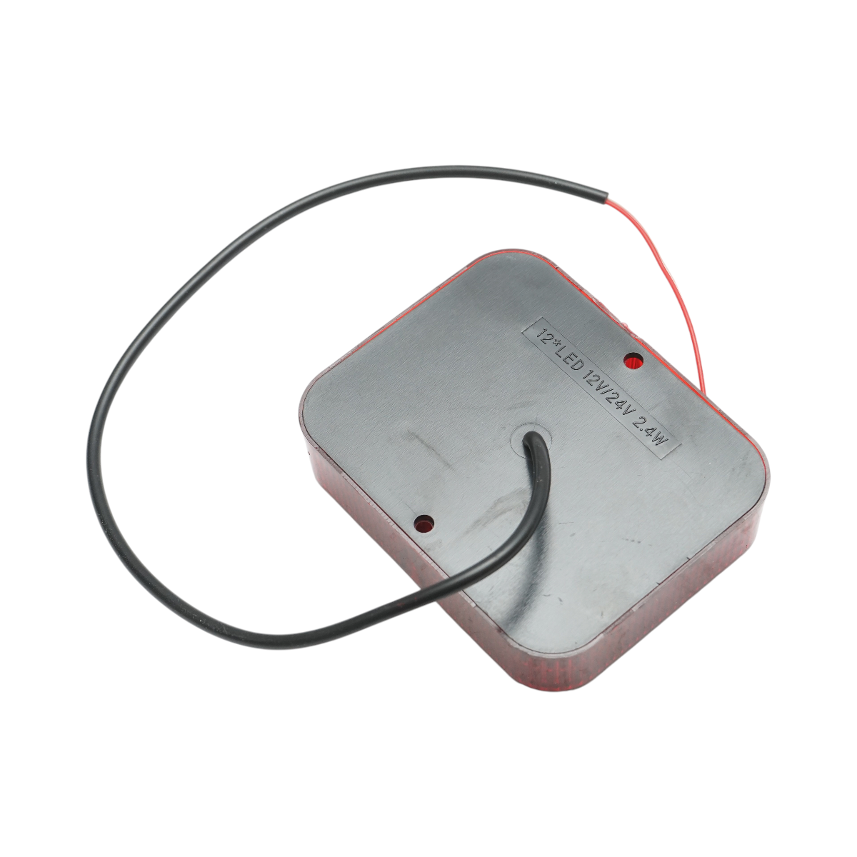 Lampa ceata spate LED 12V/24V rosie 12 LED-uri 100x80x25mm Breckner Germany - imagine 4