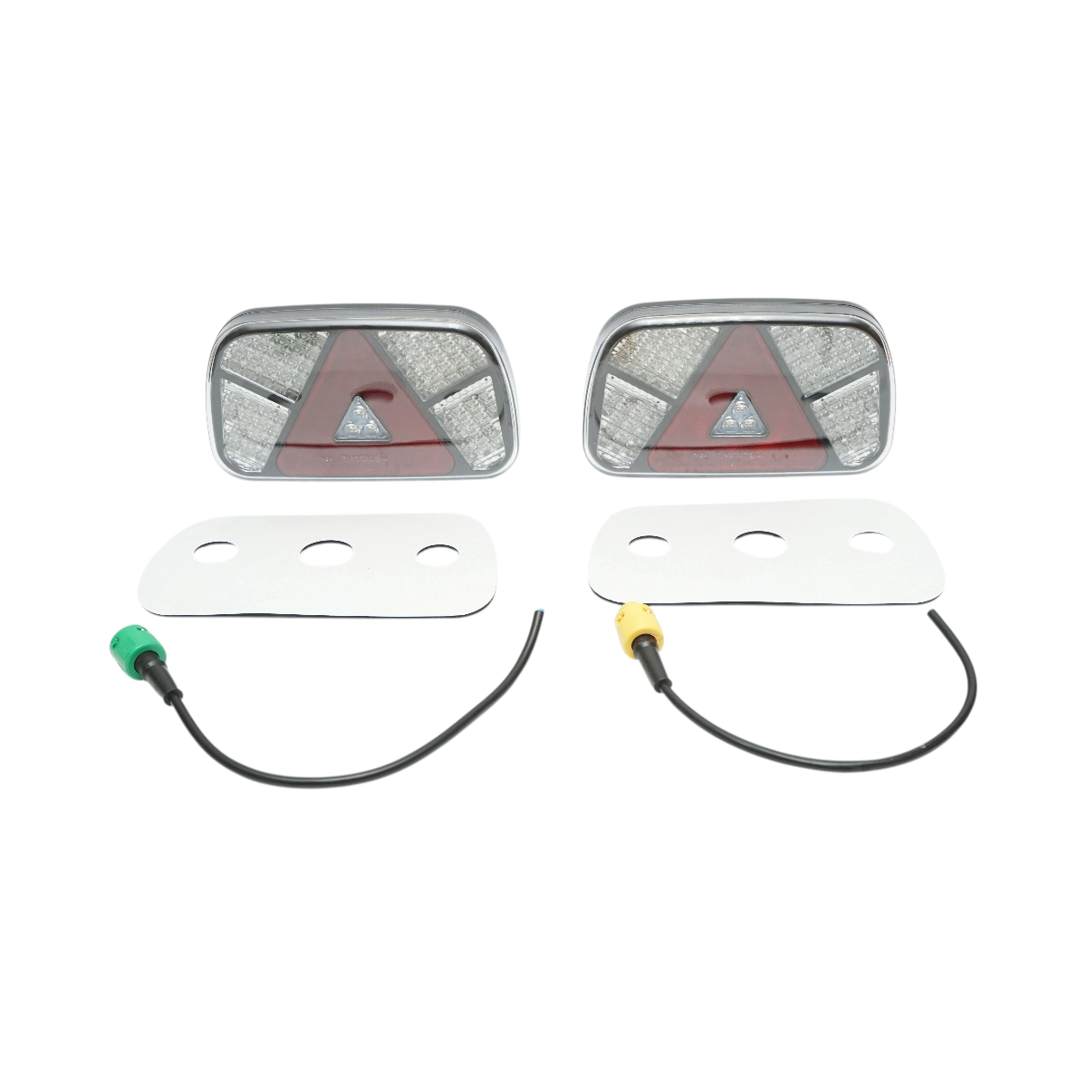 Set lampi stop spate LED universale 12V/24V cu 7 functii 237x138x30mm Breckner Germany - imagine 2