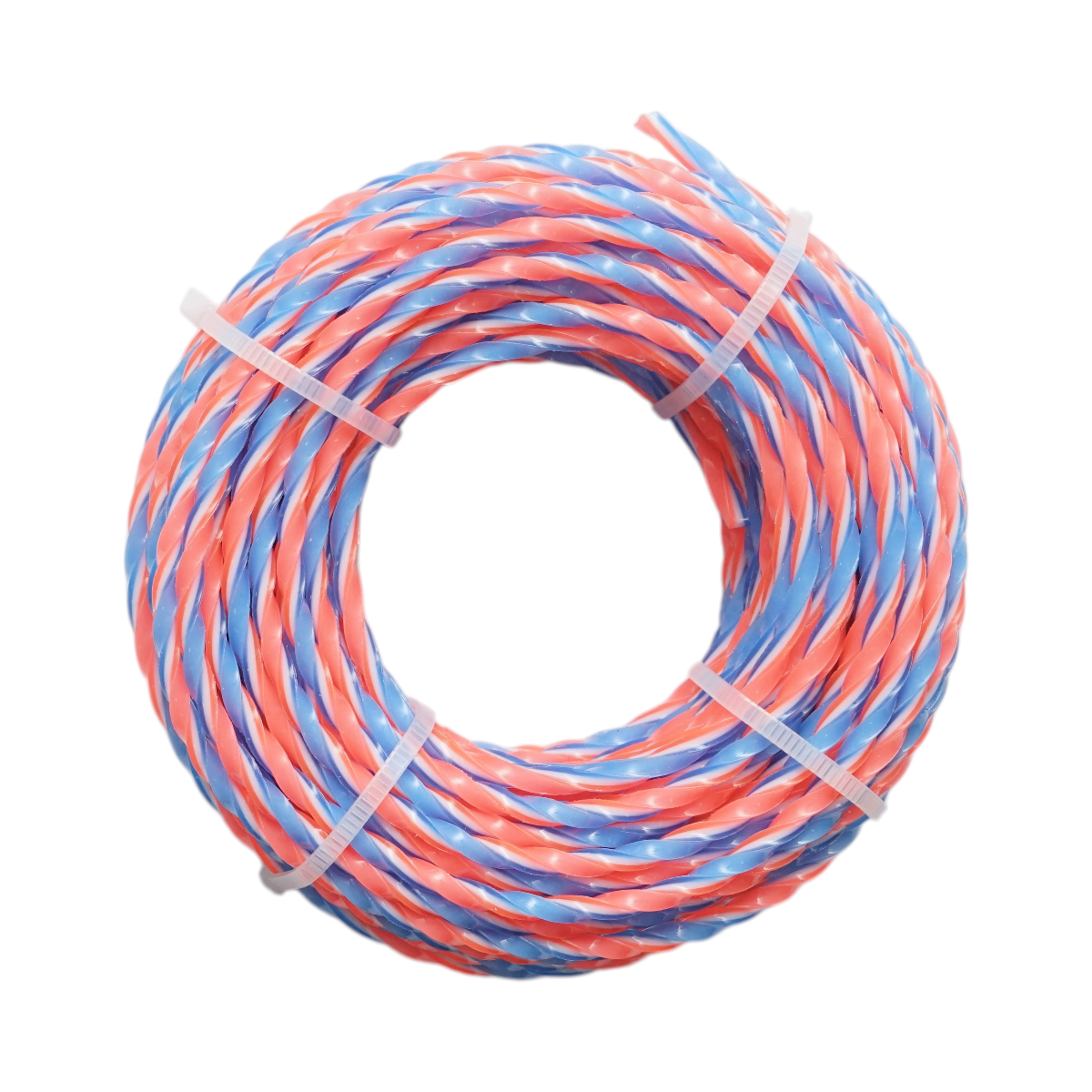 Fir patrat rasucit motocoasa 3mm x 15m multicolor Breckner Germany - imagine 3