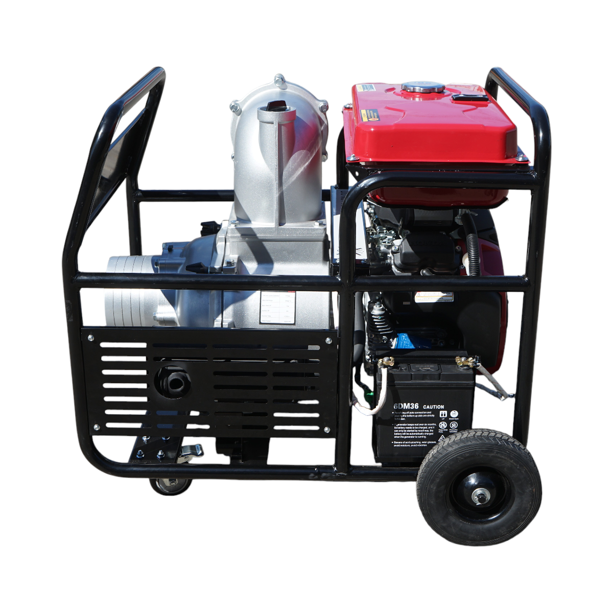 Motopompa pe benzina 22.4CP, 8 toli, motor Honda GX690, debit 300 m3/h, adancime aspiratie 4m, inaltime pompare 15m, pornire la cheie Breckner Germany - imagine 4