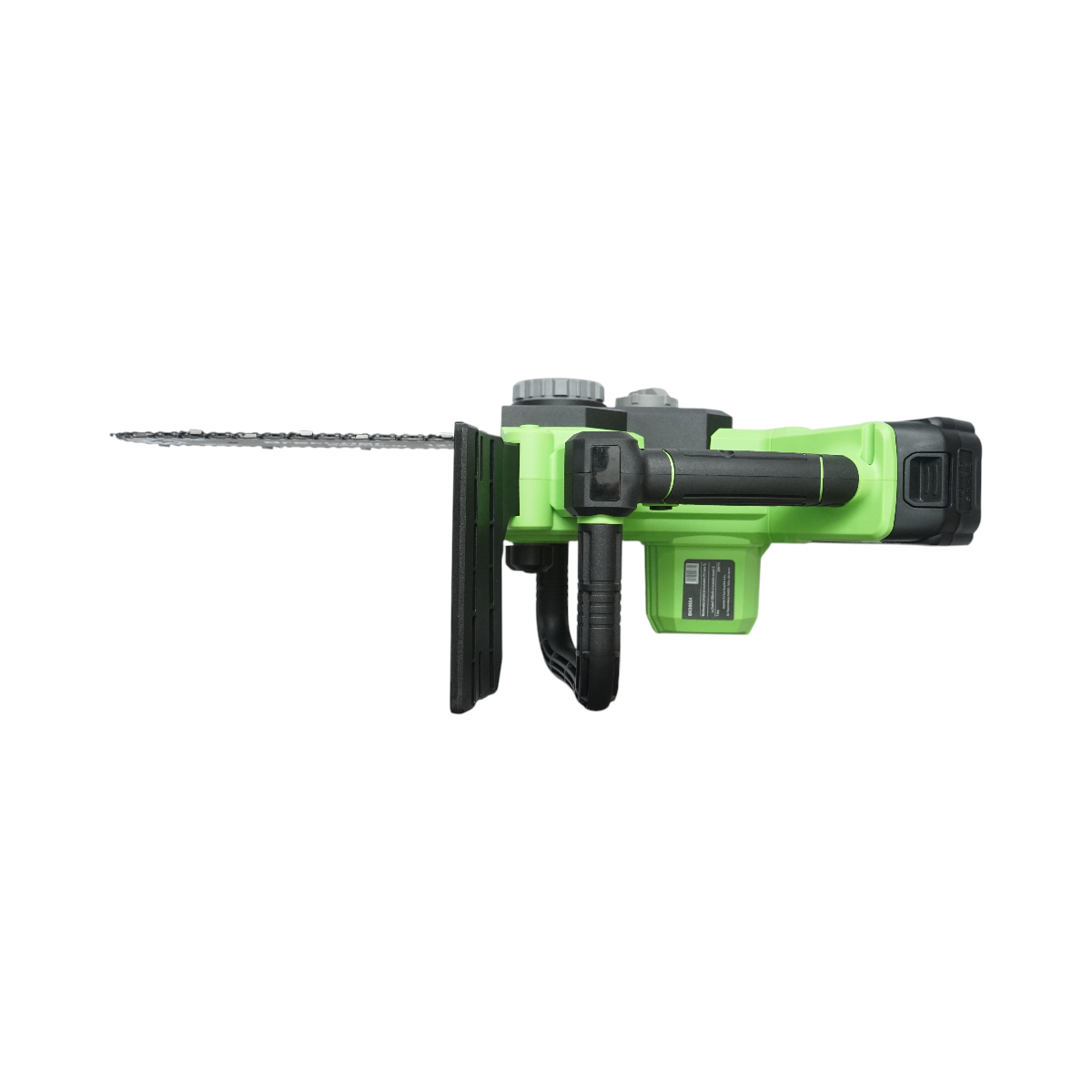 Drujba electrica profesionala cu 2 acumulatori 20V, 4Ah Li-ion, motor brushless, display digital LED, lama 12 inch (300mm) Breckner Germany - imagine 9