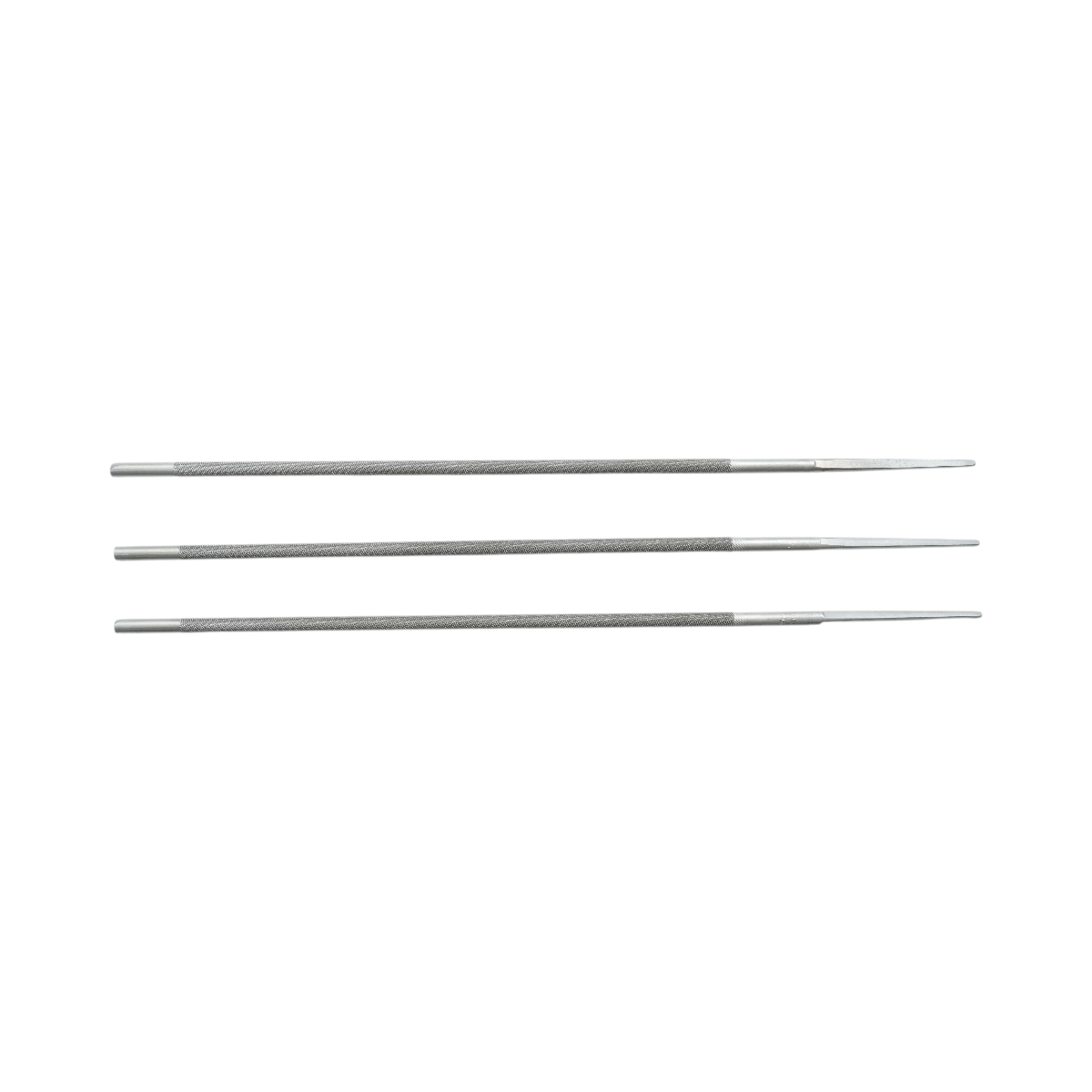 Set 3 pile rotunde ascutit lant drujba 4.5x200mm 11/64 inch - imagine 3