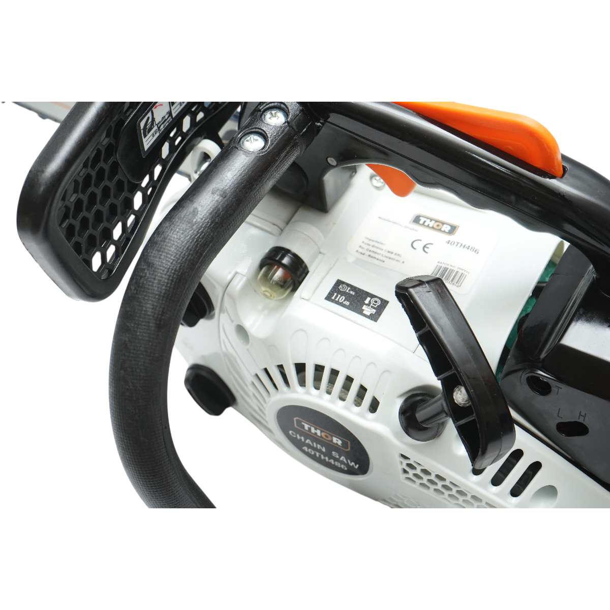 Drujba pe benzina profesionala 2 timpi 25.4cc, 1.2CP, 8500rpm, lama 12 inch (300mm) THOR - imagine 11