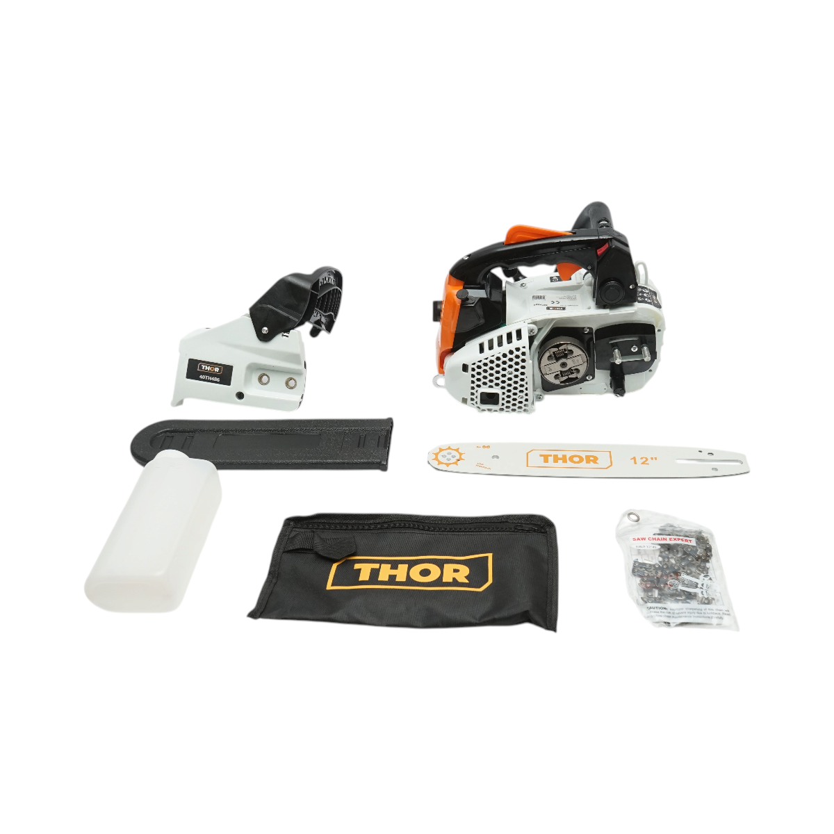 Drujba pe benzina profesionala 2 timpi 25.4cc, 1.2CP, 8500rpm, lama 12 inch (300mm) THOR - imagine 13
