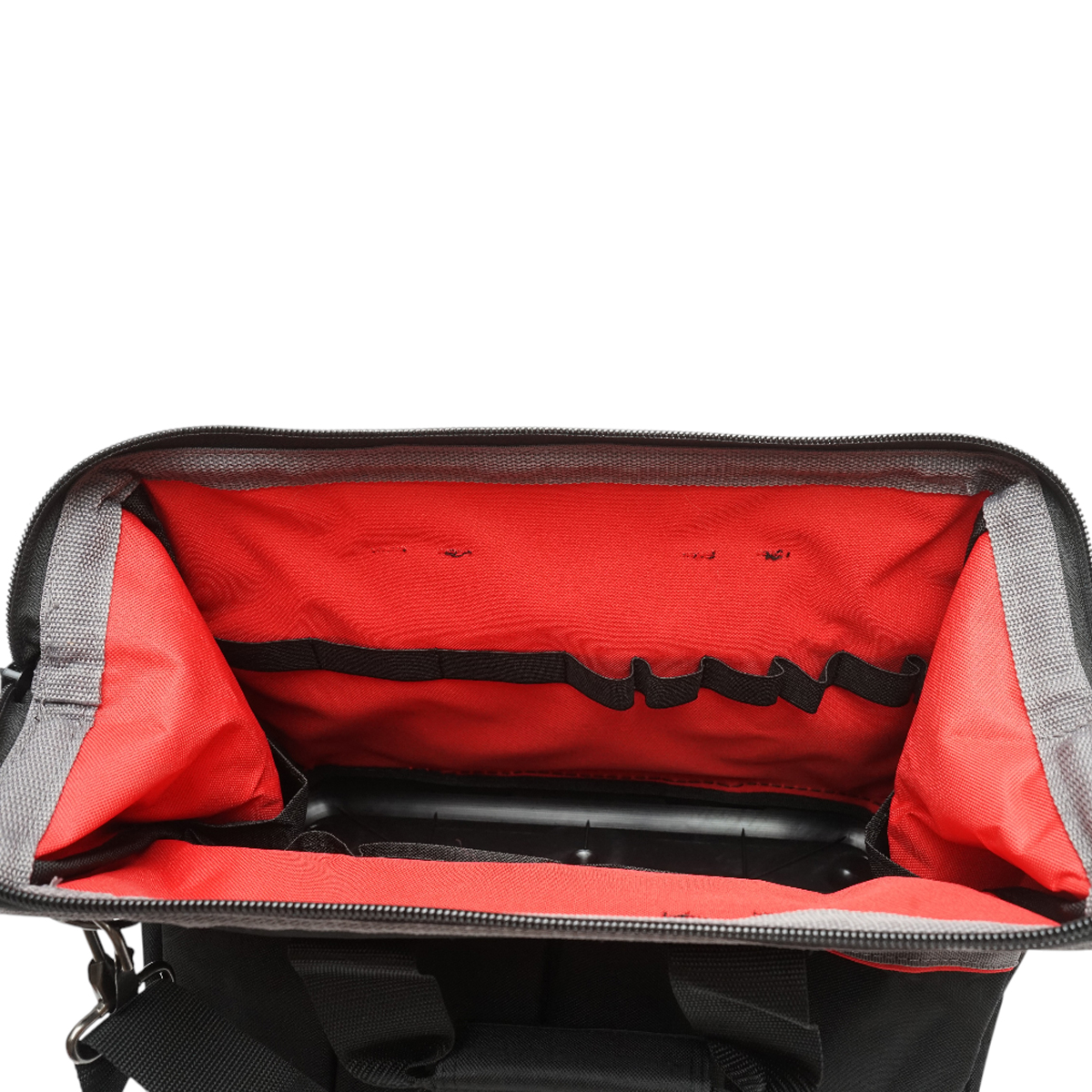 Geanta scule multifunctionala cu 15 buzunare, curea umar, baza din plastic, material textil 31x17x28cm Breckner Germany - imagine 9