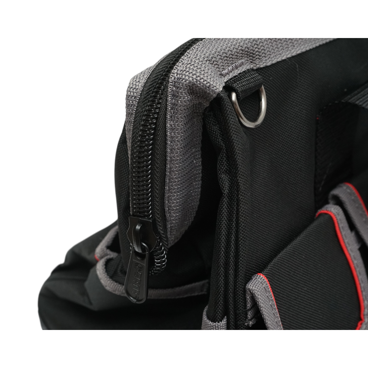 Geanta scule multifunctionala cu 15 buzunare, curea umar, baza din plastic, material textil 31x17x28cm Breckner Germany - imagine 8