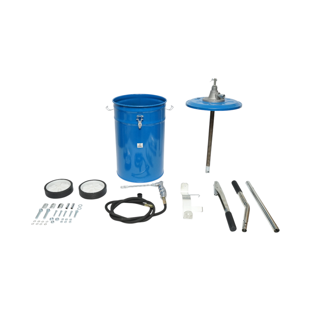 Pompa de gresare manuala 25kg cu roti si furtun 1.5m Breckner Germany - imagine 3