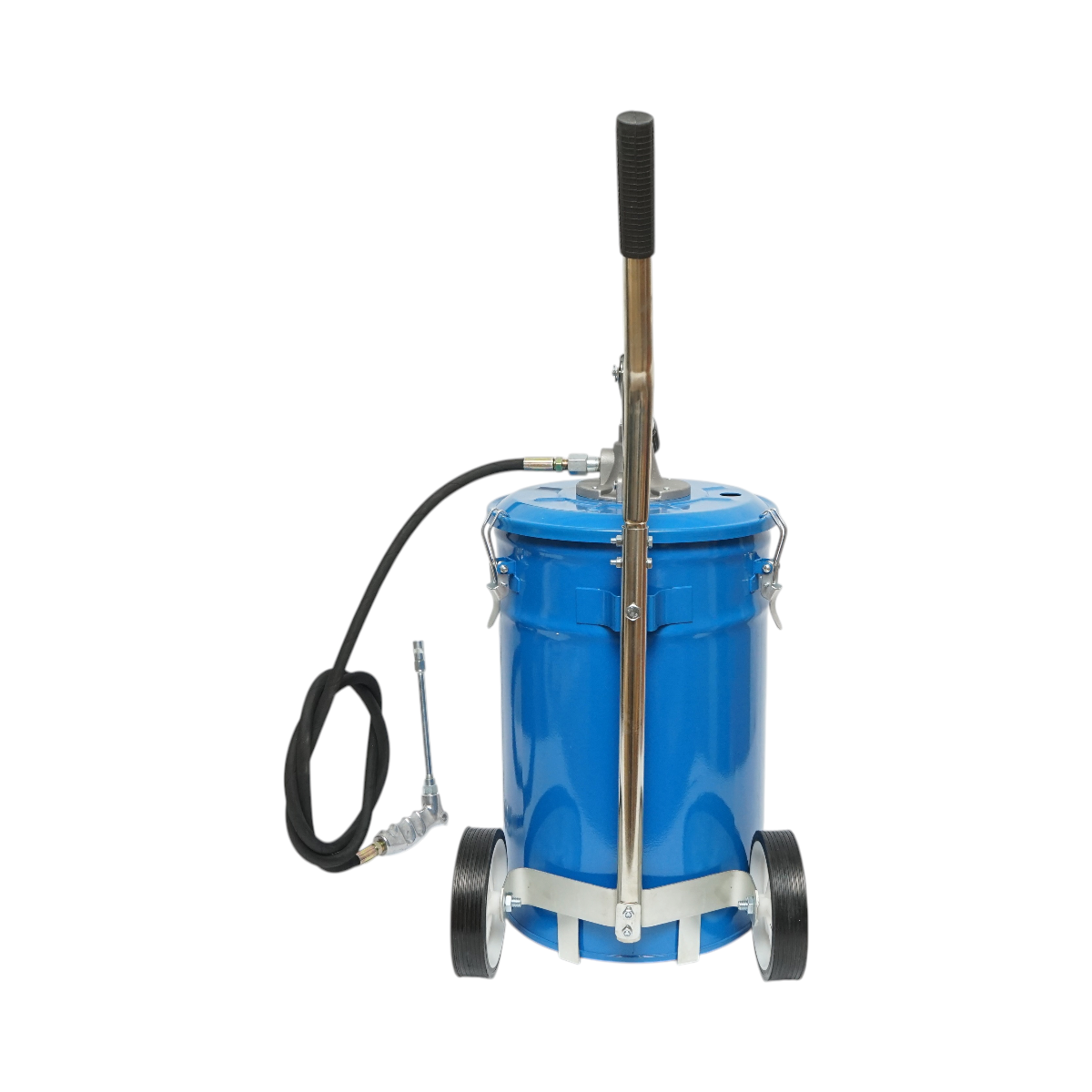 Pompa de gresare manuala 25kg cu roti si furtun 1.5m Breckner Germany - imagine 6
