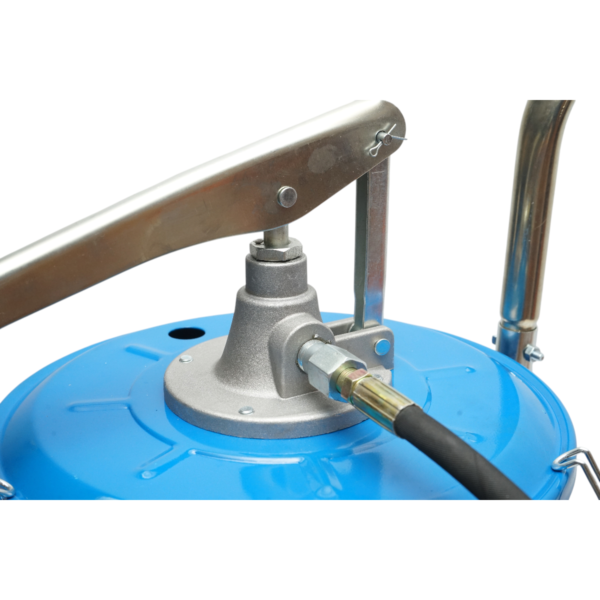 Pompa de gresare manuala 25kg cu roti si furtun 1.5m Breckner Germany - imagine 9