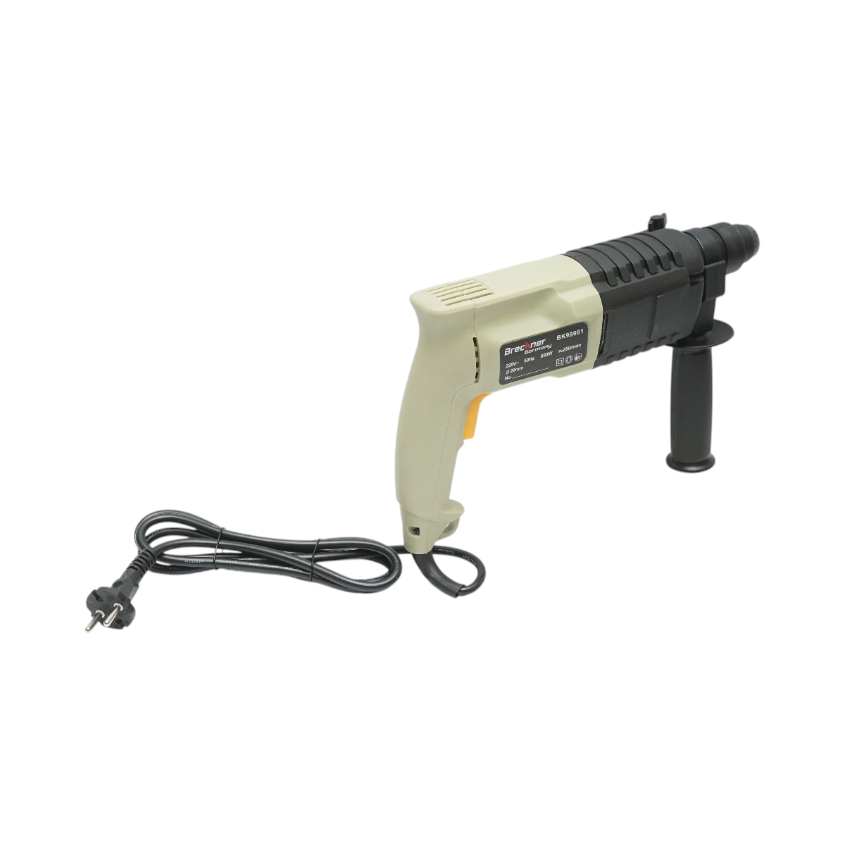 Bormasina cu percutie electrica 650W, 220V, mandrina SDS Plus, gaurire 20mm, turatie 850 r/min Breckner Germany - imagine 6