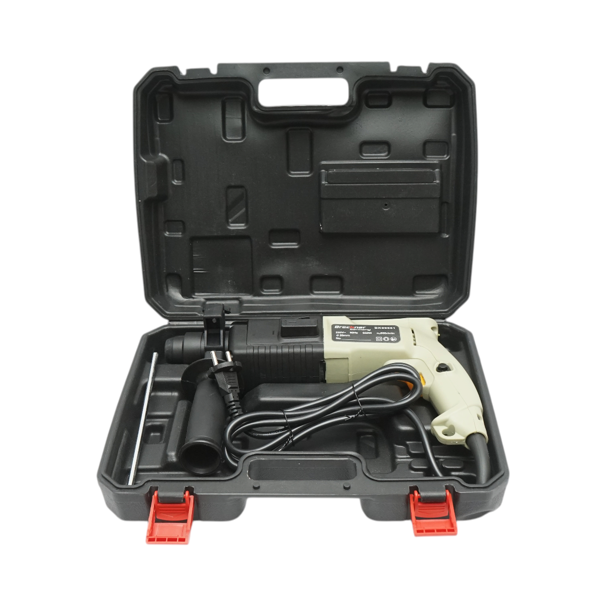 Bormasina cu percutie electrica 650W, 220V, mandrina SDS Plus, gaurire 20mm, turatie 850 r/min Breckner Germany - imagine 3