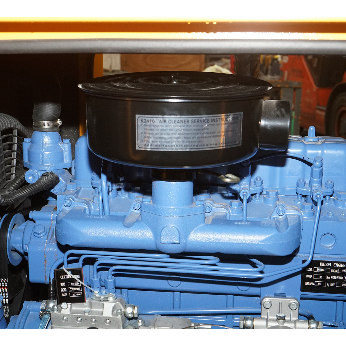 Generator electric trifazat insonorizat 27.5KVA, 230/400V, motor diesel Ricardo 30kW ZH4100D cu ATS integrat Breckner Germany - imagine 13