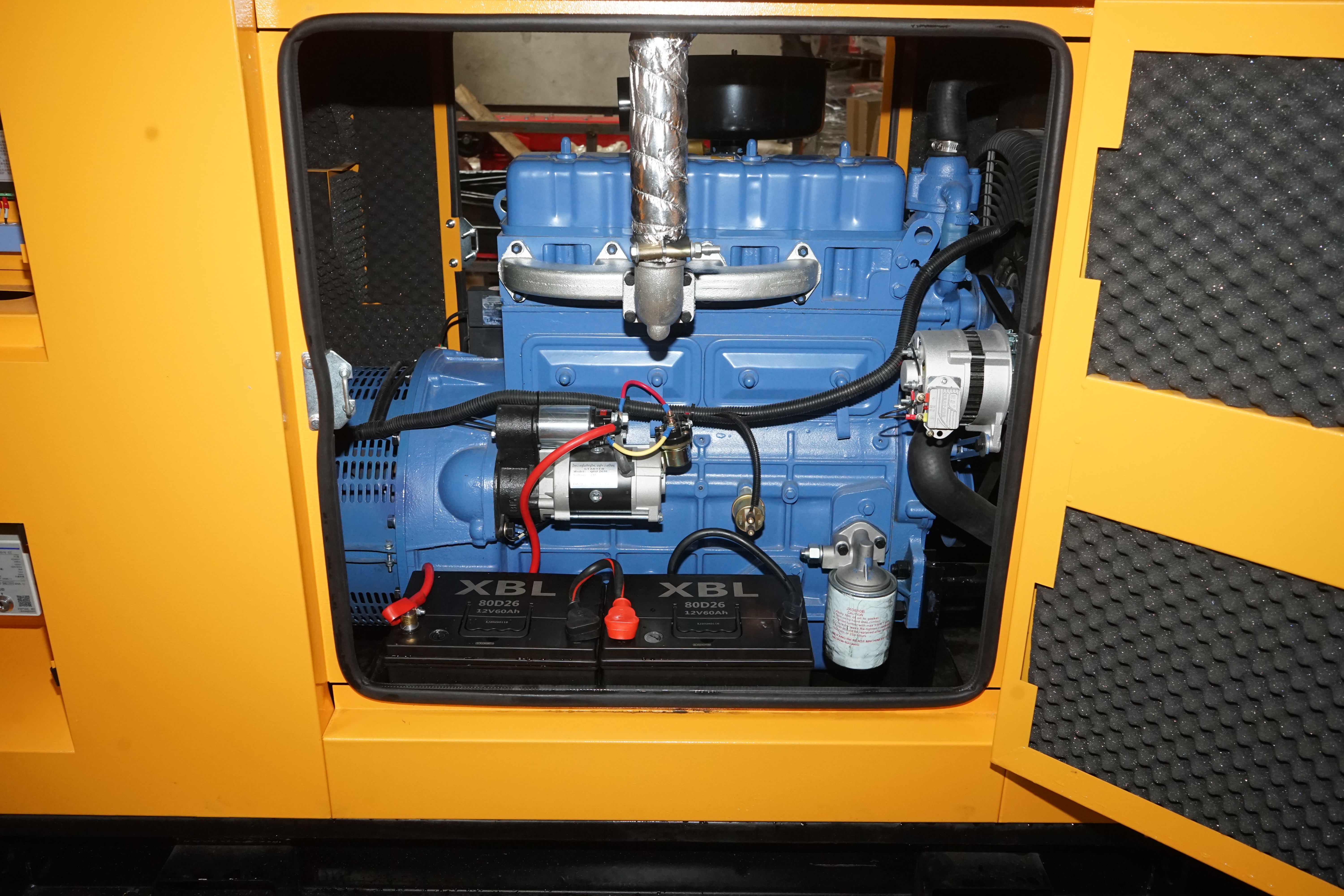 Generator electric trifazat insonorizat 27.5KVA, 230/400V, motor diesel Ricardo 30kW ZH4100D cu ATS integrat Breckner Germany - imagine 10