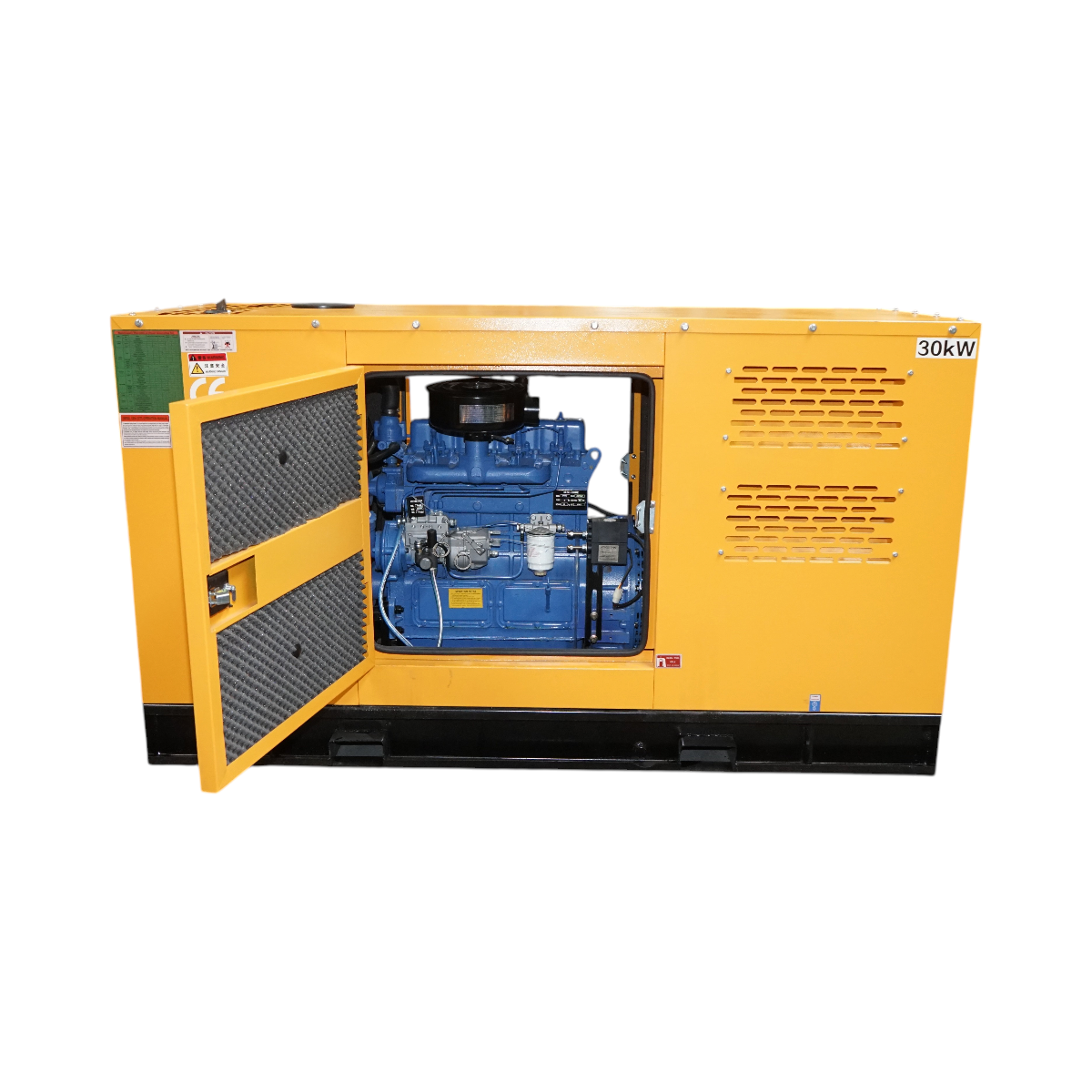 Generator electric trifazat insonorizat 27.5KVA, 230/400V, motor diesel Ricardo 30kW ZH4100D cu ATS integrat Breckner Germany - imagine 4