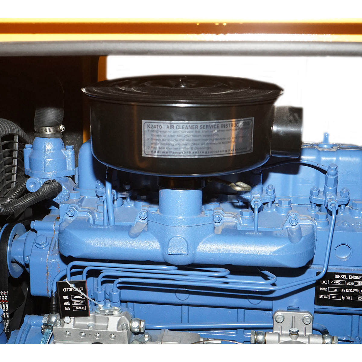 Generator electric trifazat insonorizat 27.5KVA, 230/400V, motor diesel Ricardo 30kW ZH4100D cu ATS integrat Breckner Germany - imagine 17