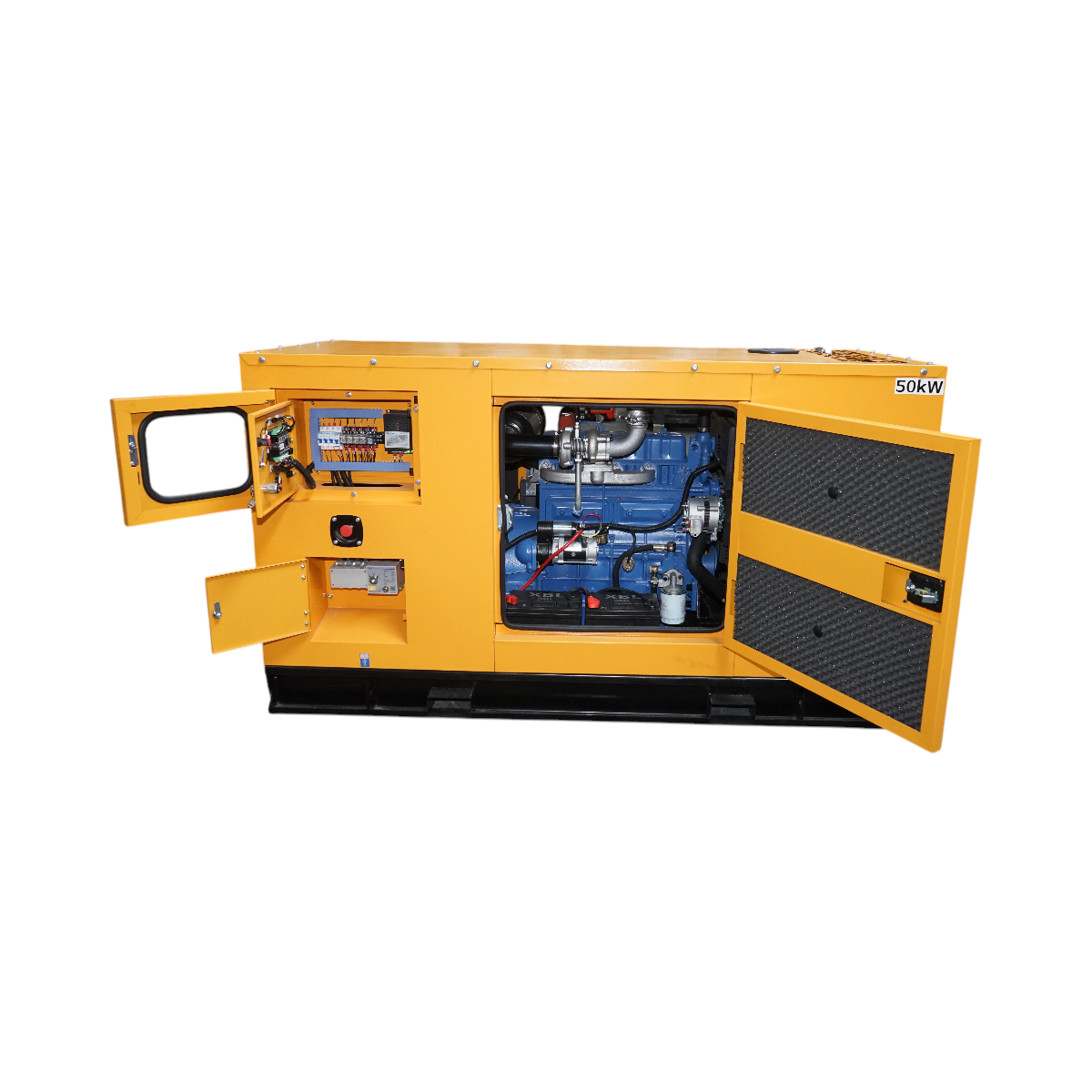 Generator electric trifazat insonorizat 62.5KVA, 230/400V, motor diesel Ricardo 56kW ZH4105ZD cu ATS integrat Breckner Germany - imagine 4