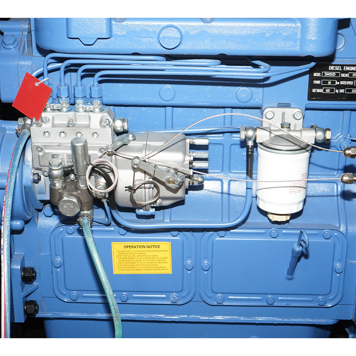 Generator electric trifazat insonorizat 62.5KVA, 230/400V, motor diesel Ricardo 56kW ZH4105ZD cu ATS integrat Breckner Germany - imagine 8