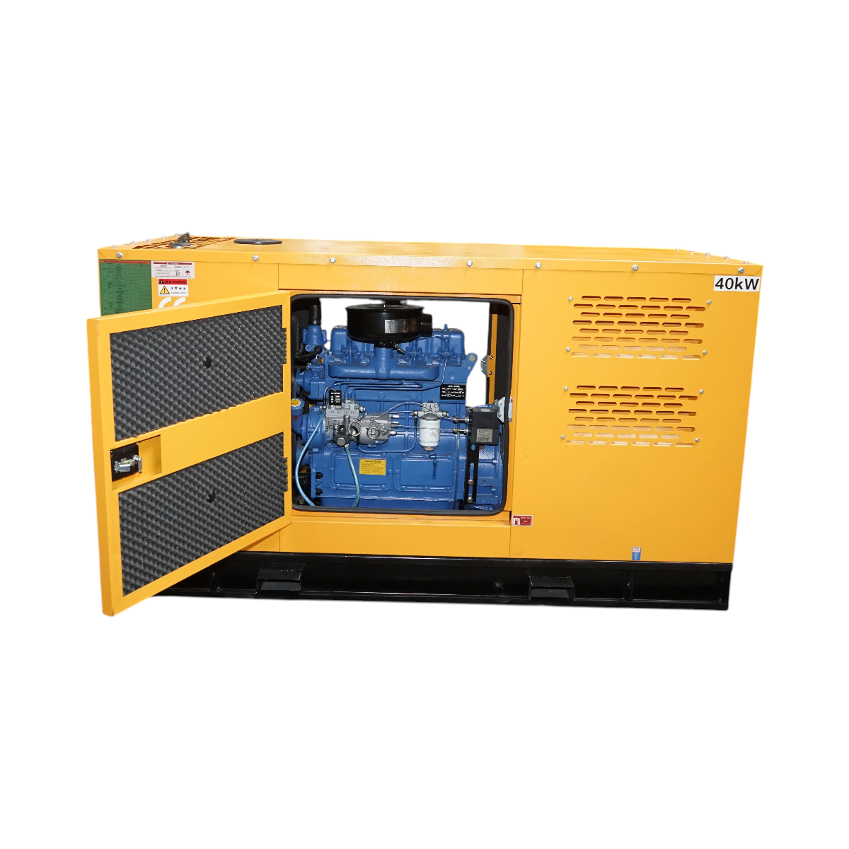 Generator electric trifazat insonorizat 37.5KVA, 230/400V, motor diesel Ricardo 38kW ZH4105D Breckner Germany - imagine 4
