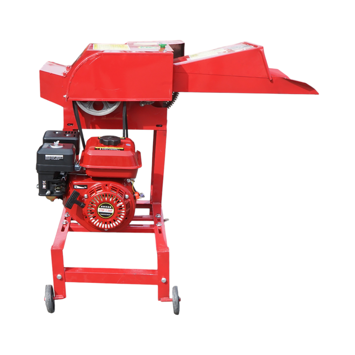 Tocator de lucerna pe benzina 7.5CP, 215cc, capacitate 400 kg/h, 2 trepte tocare, pornire sfoara THOR - imagine 2