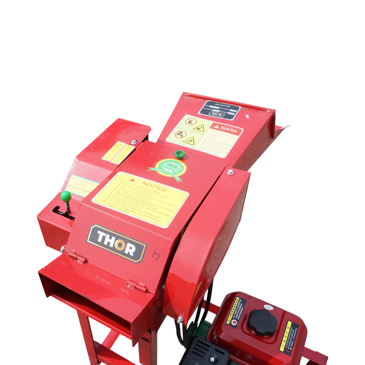 Tocator de lucerna pe benzina 7.5CP, 215cc, capacitate 400 kg/h, 2 trepte tocare, pornire sfoara THOR - imagine 7
