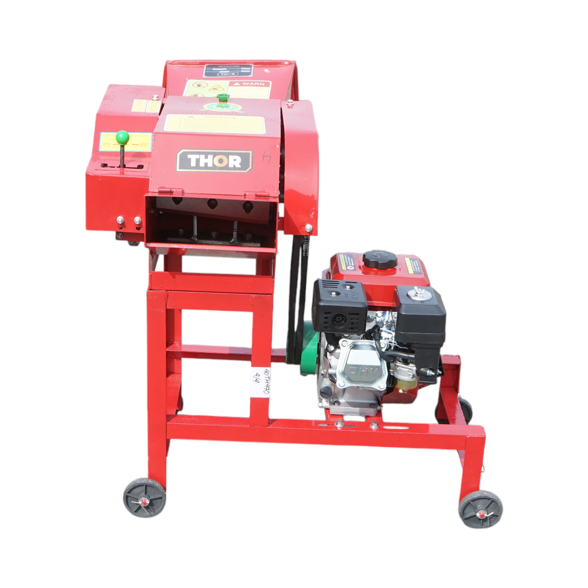 Tocator de lucerna pe benzina 7.5CP, 215cc, capacitate 400 kg/h, 2 trepte tocare, pornire sfoara THOR - imagine 4