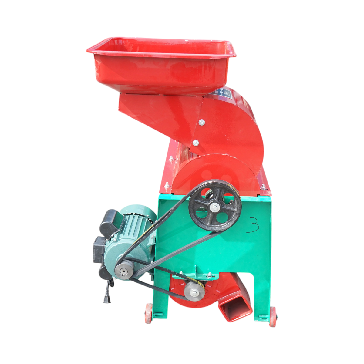 Batoza porumb electrica 3kW, 220V, cuva verticala, capacitate 3000 kg/h, turatie 2840rpm THOR - imagine 3