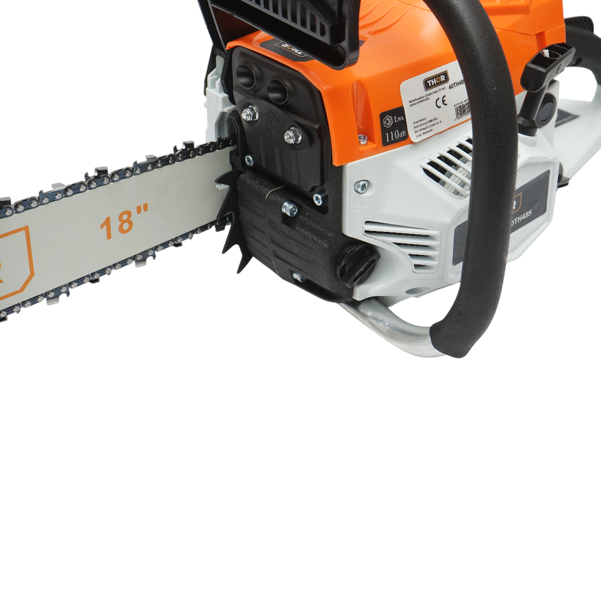 Drujba pe benzina profesionala 2 timpi 58cc, 3.3CP, 8500rpm, lama 18 inch (450mm) THOR - imagine 8