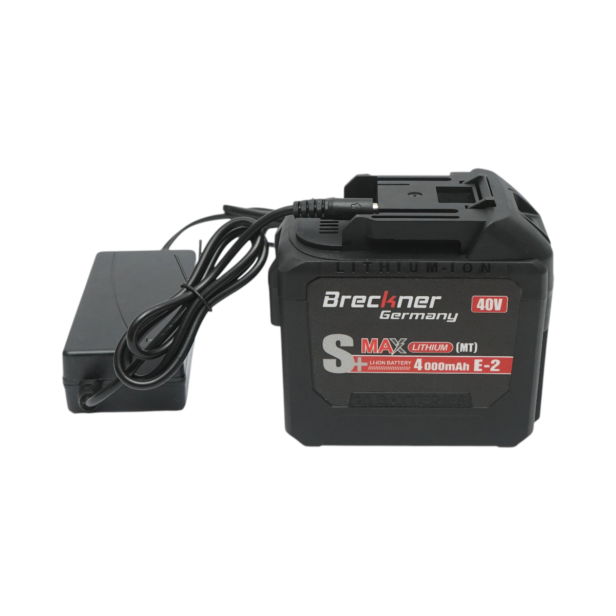 Drujba electrica profesionala cu 2 acumulatori 40V, 4Ah Li-ion, display digital LED, lama 16 inch (400mm) Breckner Germany - imagine 14