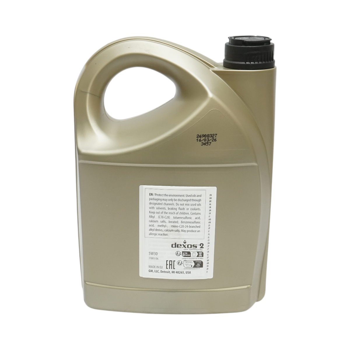 Ulei motor 5W30 GM Genuine Dexos 2 LongLife 5L - imagine 2