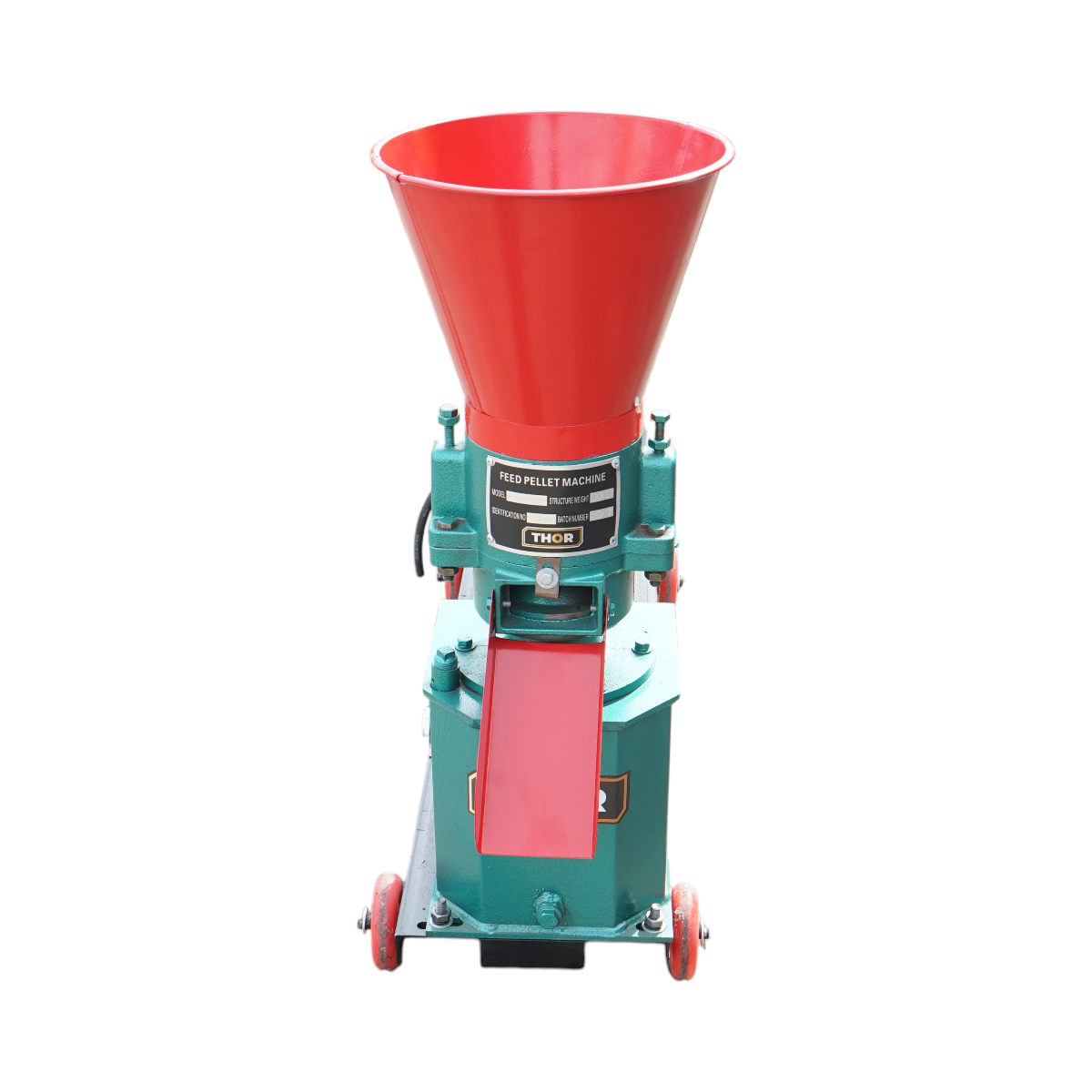 Granulator furaje 4kW, 220V, capacitate 120 kg/h, matrita 4mm, turatie 1440rpm THOR - imagine 5